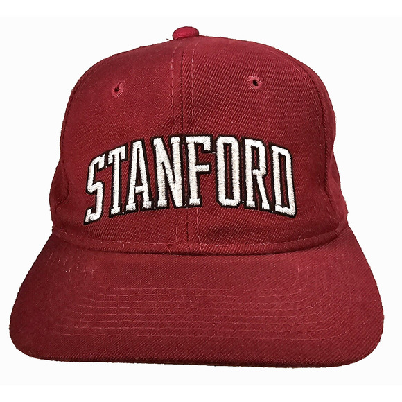 Dorfman Pacific L/XL Stanford Cardinal 100% Wool Red Snapback Hat Cap - Picture 1 of 8